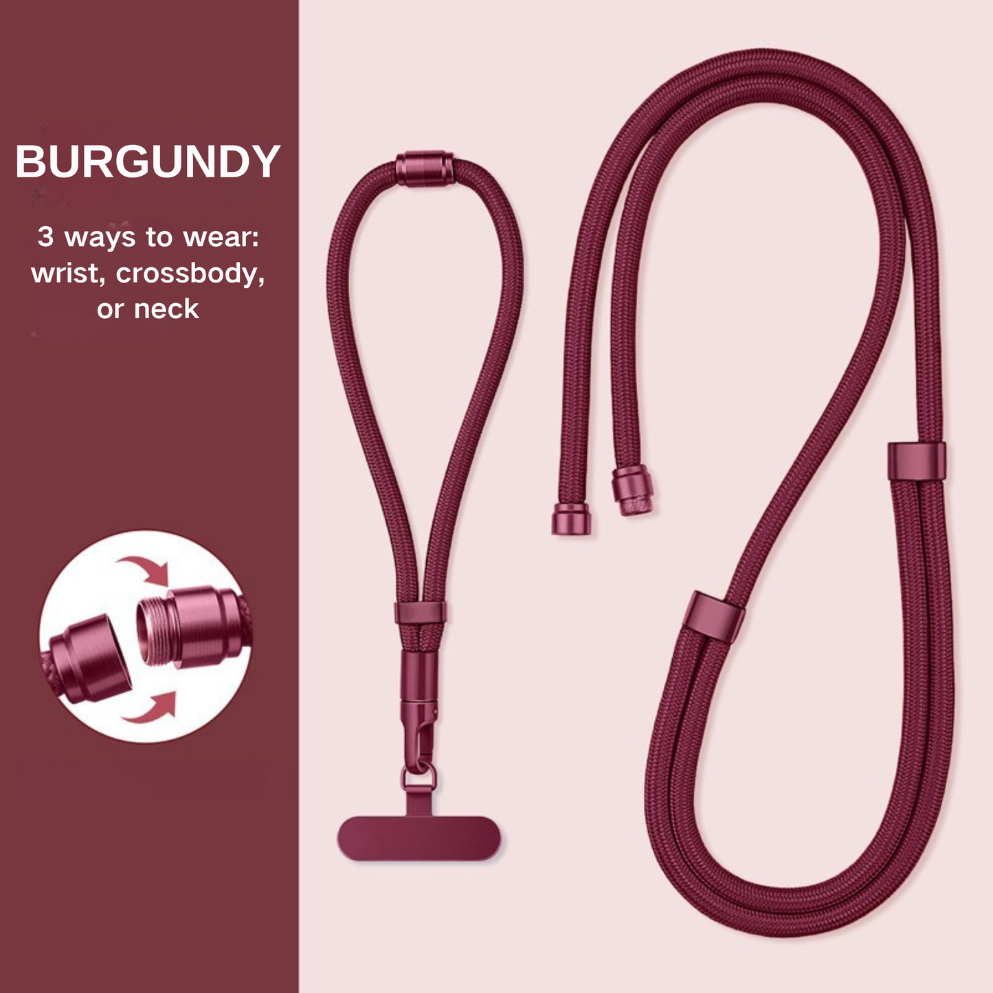 Convertible 3-in-1 phone strap