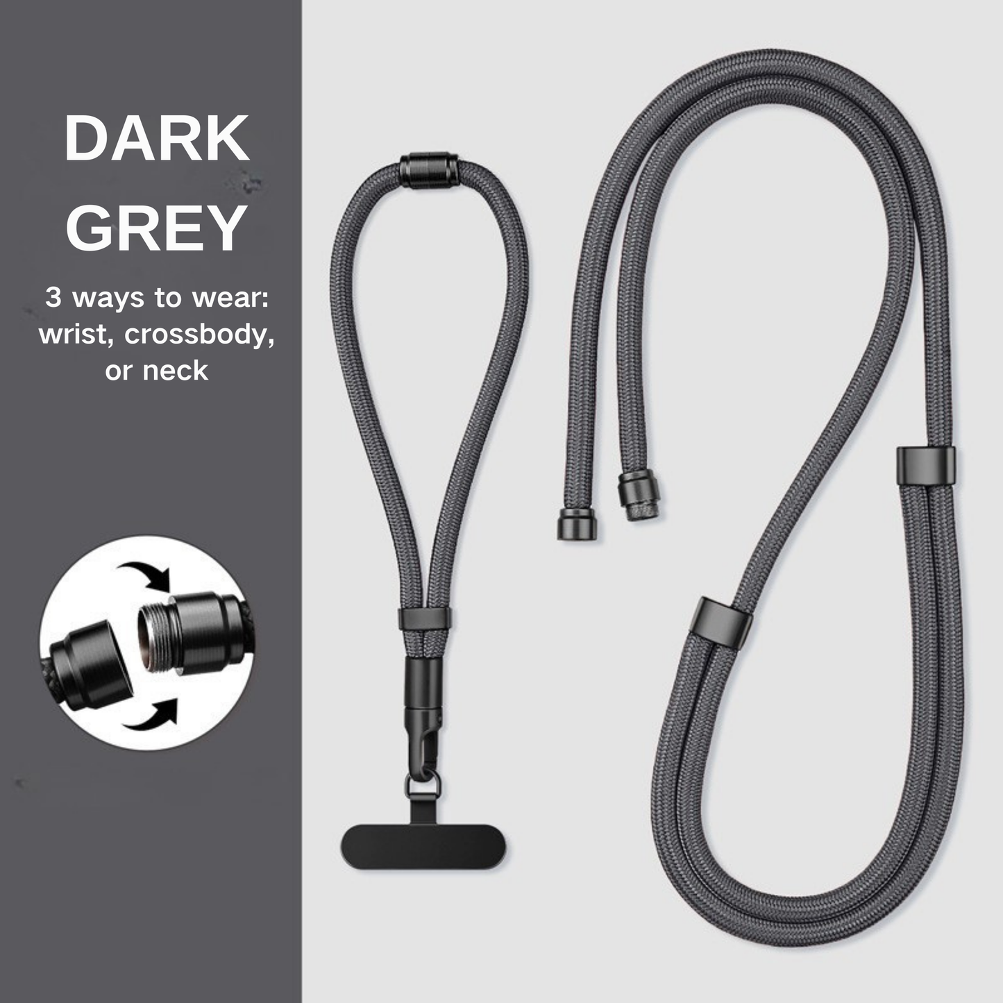 Convertible 3-in-1 phone strap