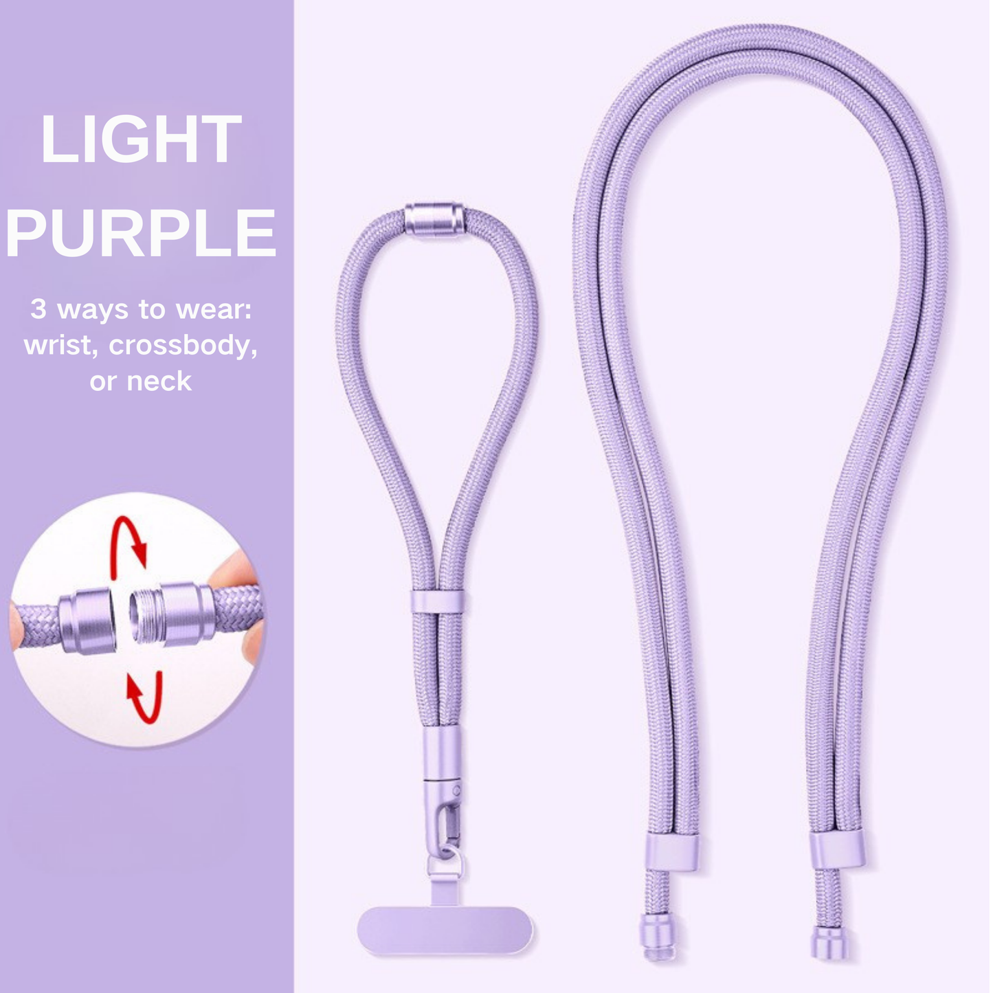 Convertible 3-in-1 phone strap